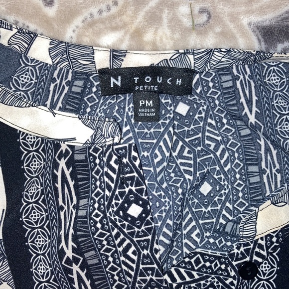 Patterned tunic with 3/4 sleeve - Picture 3 of 4